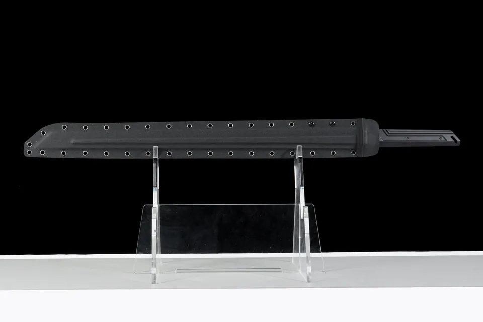 Épée tactique du Crépuscule, lame 9SiCr de 60 cm, poignée G10, vue 2