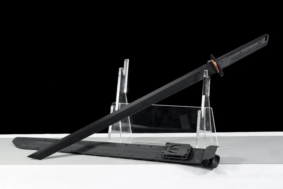 Épée tactique du Crépuscule, lame 9SiCr de 60 cm, poignée G10, vue 4