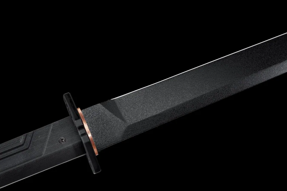 Épée tactique du Crépuscule, lame 9SiCr de 60 cm, poignée G10, vue 7
