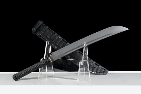 Épée tactique Fantôme Gris, lame SK5 de 51 cm, poignée G10, 1,7 kg