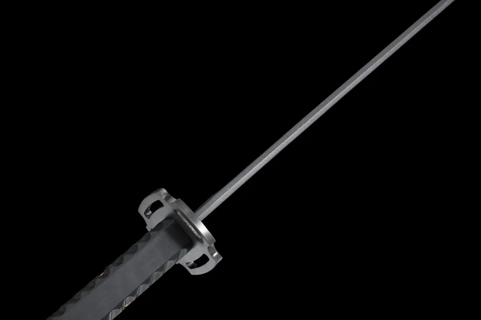 Épée tactique Fantôme Gris, lame SK5 de 51 cm, poignée G10, 1,7 kg, vue 8