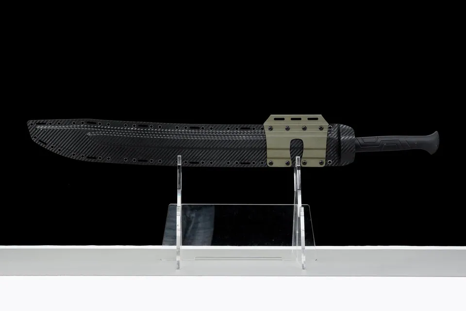 Épée tactique Vipère des Sables, lame 9SiCr de 68 cm, poignée G10, vue 2