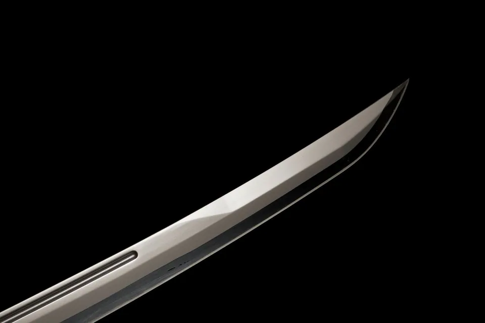 Épée tactique Fauchard Fantôme, lame SK5 à revêtement DLC, vue 5