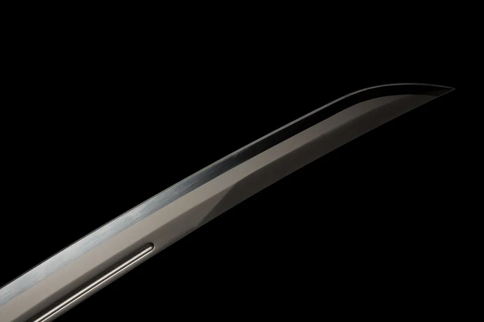 Épée tactique Fauchard Fantôme, lame SK5 à revêtement DLC, vue 6