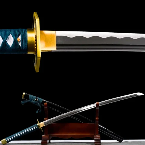 Katana Kyoka Suigetsu inspiré de Bleach, acier 1060, 103 cm