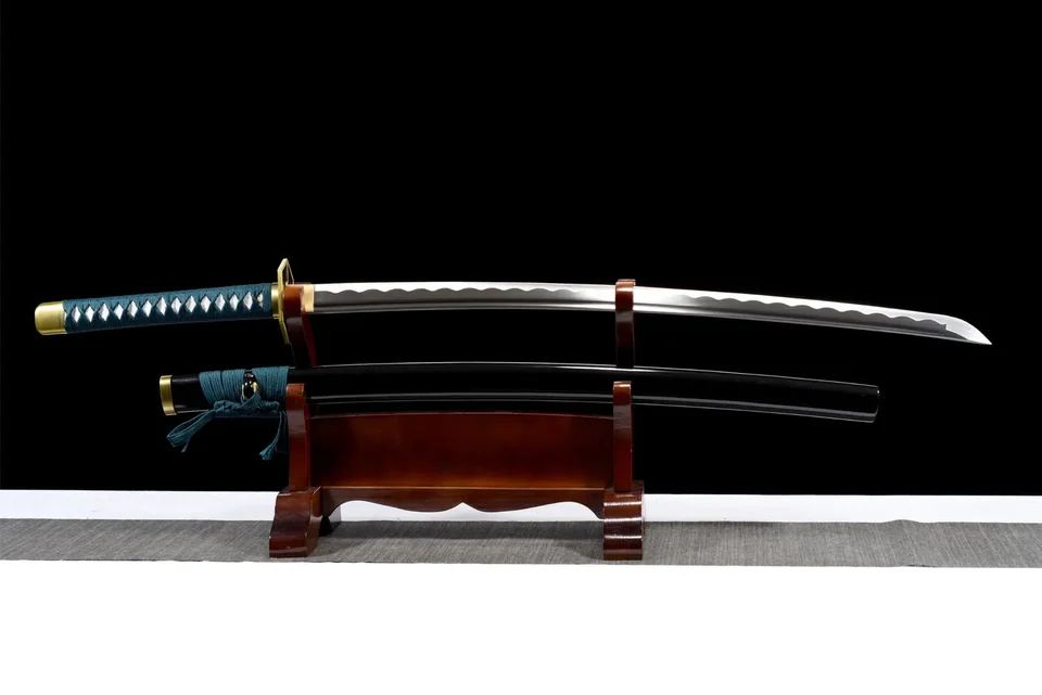 Katana Kyoka Suigetsu inspiré de Bleach, acier 1060, 103 cm, vue 2