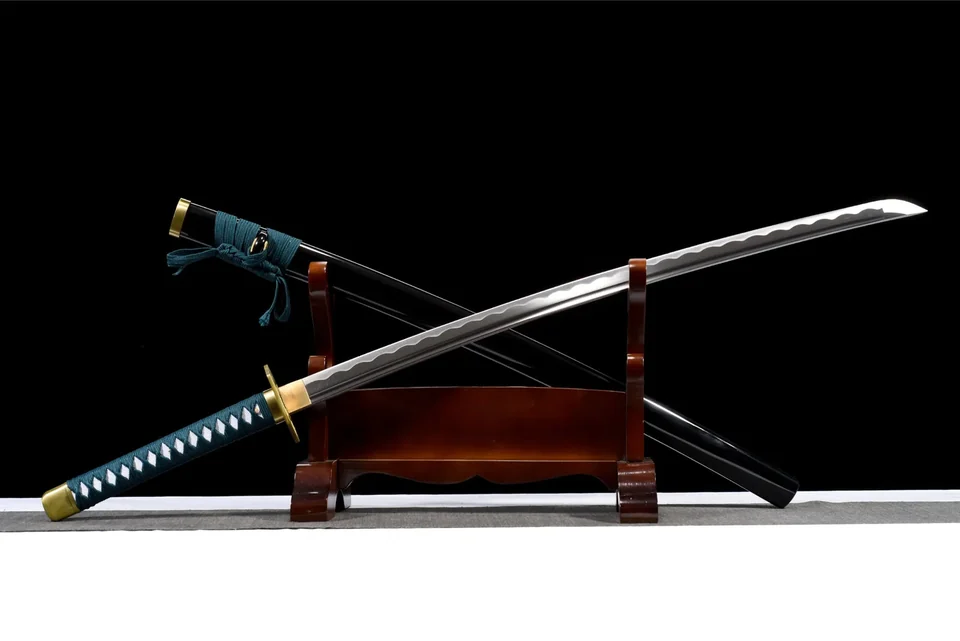 Katana Kyoka Suigetsu inspiré de Bleach, acier 1060, 103 cm, vue 4