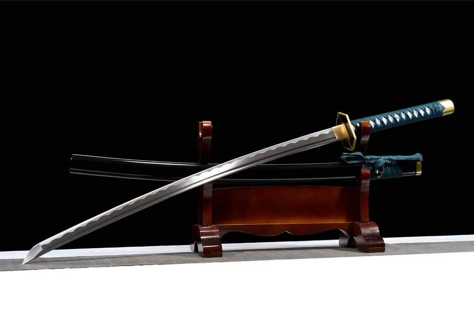Katana Kyoka Suigetsu inspiré de Bleach, acier 1060, 103 cm, vue 5