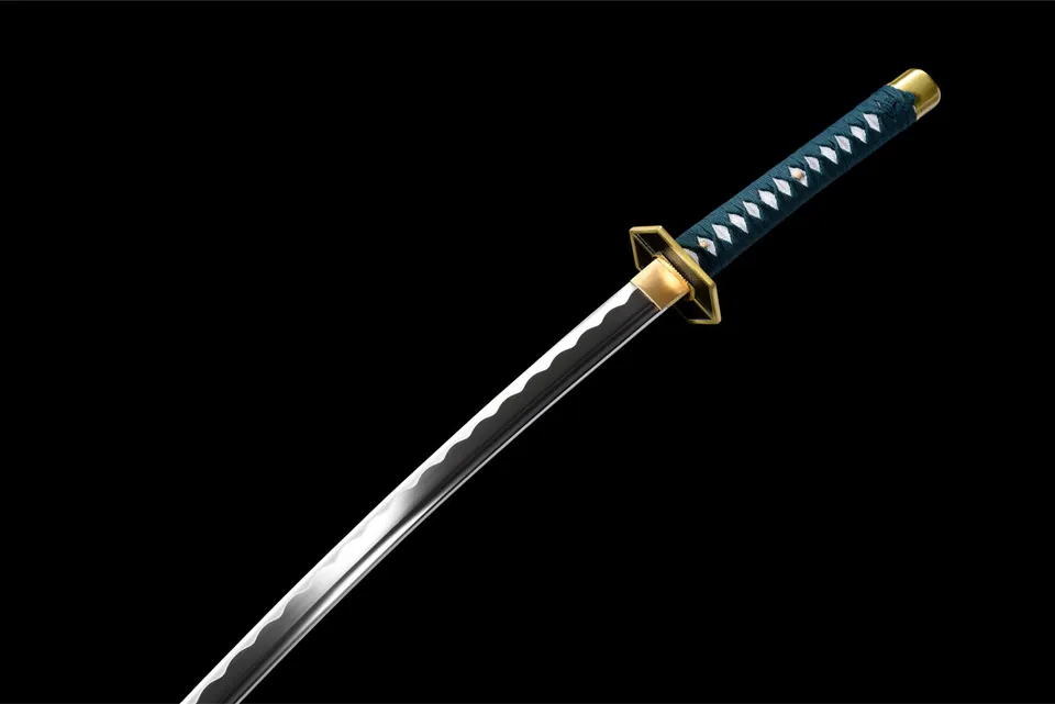 Katana Kyoka Suigetsu inspiré de Bleach, acier 1060, 103 cm, vue 6