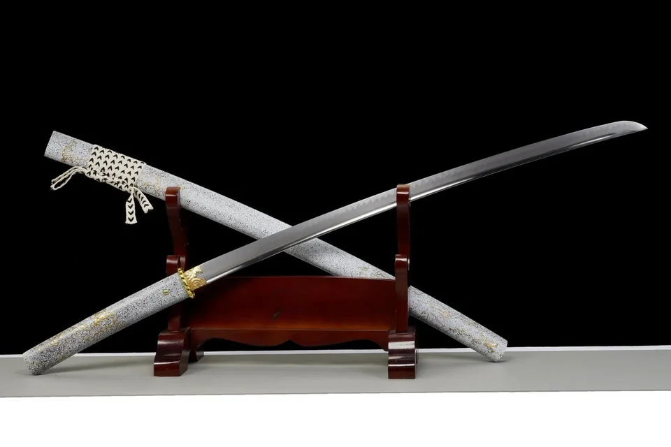 Katana Ghost of Yōtei Aube Dorée, inspiré du jeu vidéo, vue 4