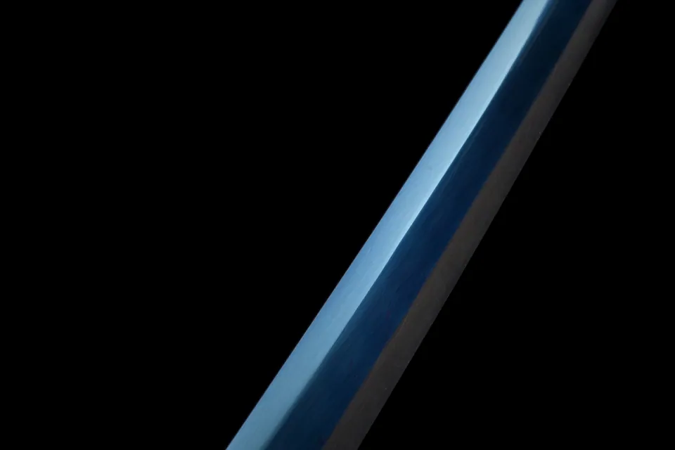 Katana Giyu Tomioka V2 inspiré de Demon Slayer, acier carbone 1060, vue 5