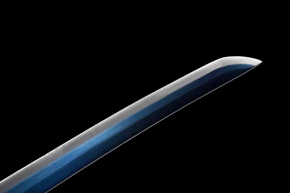 Katana Giyu Tomioka V2 inspiré de Demon Slayer, acier carbone 1060, vue 7