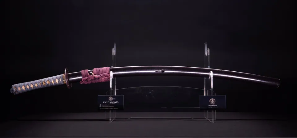 Katana Koto à courbure prononcée, lame de 64,5 cm, sabre ancien, vue 3