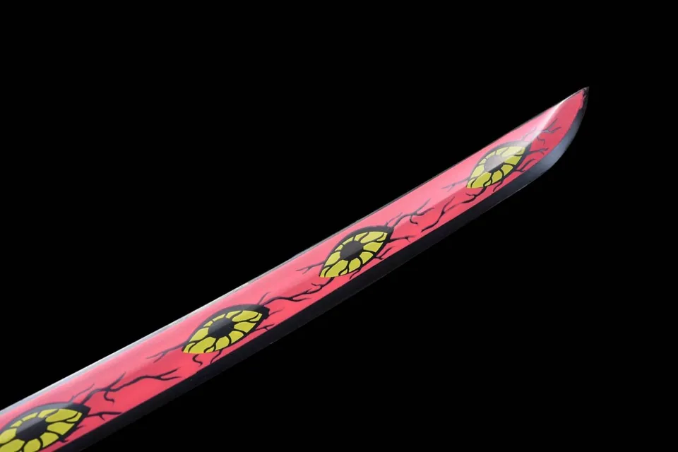Katana Kokushibo (Michikatsu Tsugikuni) Demon Slayer, acier 1060, vue 6