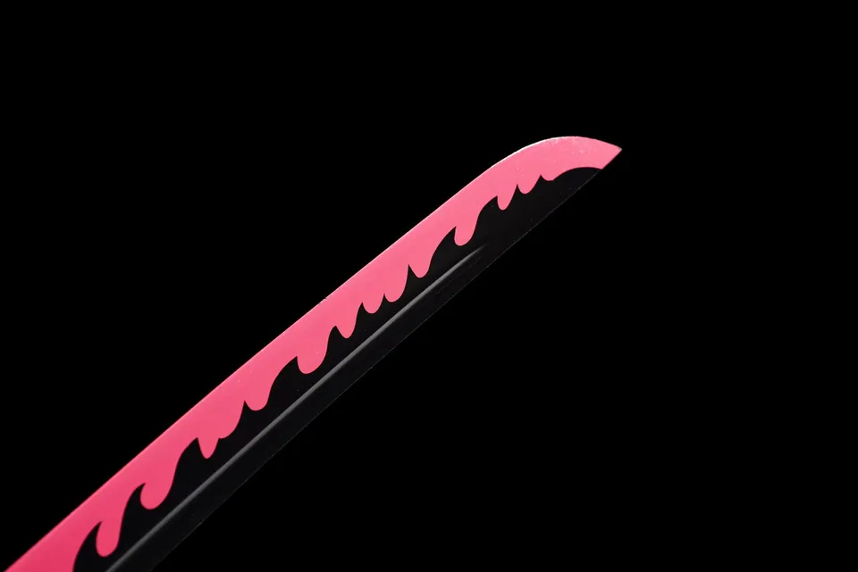 Katana Mitsuri Kanroji inspiré de Demon Slayer, acier 1060, 103 cm, vue 8