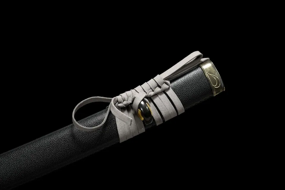 Katana Moonveil inspiré d'Elden Ring, acier T10 à hamon, vue 5