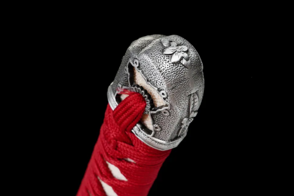 Katana Ombre Sanguinaire inspiré d'Assassin's Creed, acier manganèse, vue 5