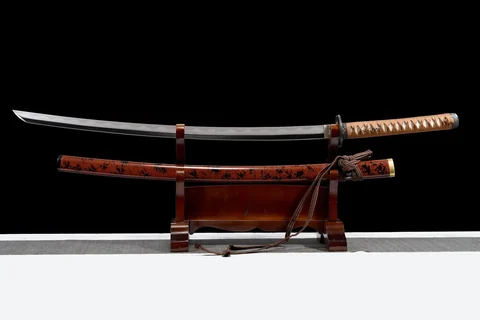 Katana Rurouni Kenshin à lame inversée, acier T10 à hamon, 103 cm