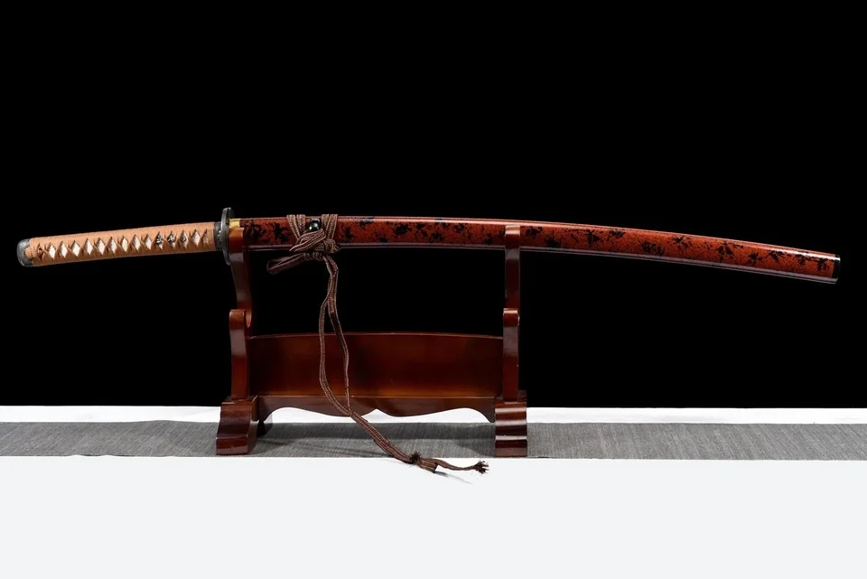 Katana Rurouni Kenshin à lame inversée, acier T10 à hamon, 103 cm, vue 2