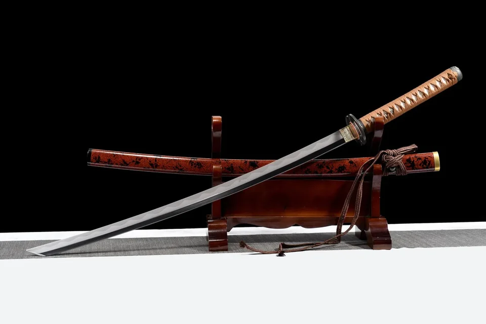 Katana Rurouni Kenshin à lame inversée, acier T10 à hamon, 103 cm, vue 3