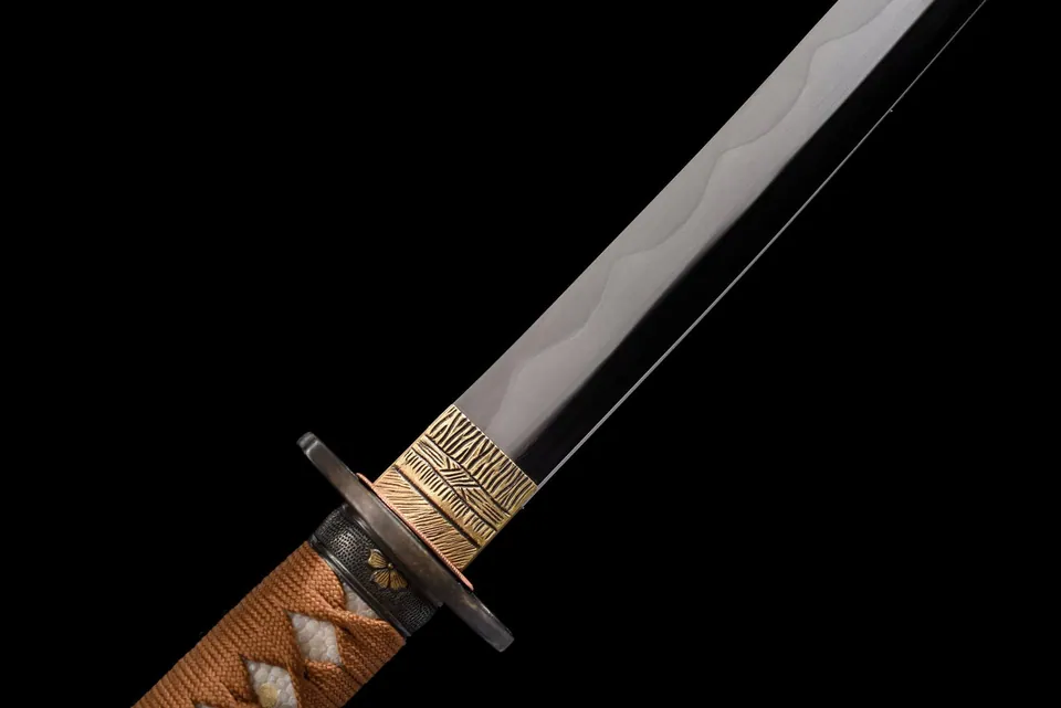 Katana Rurouni Kenshin à lame inversée, acier T10 à hamon, 103 cm, vue 7