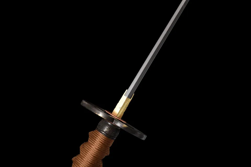 Katana Rurouni Kenshin à lame inversée, acier T10 à hamon, 103 cm, vue 8