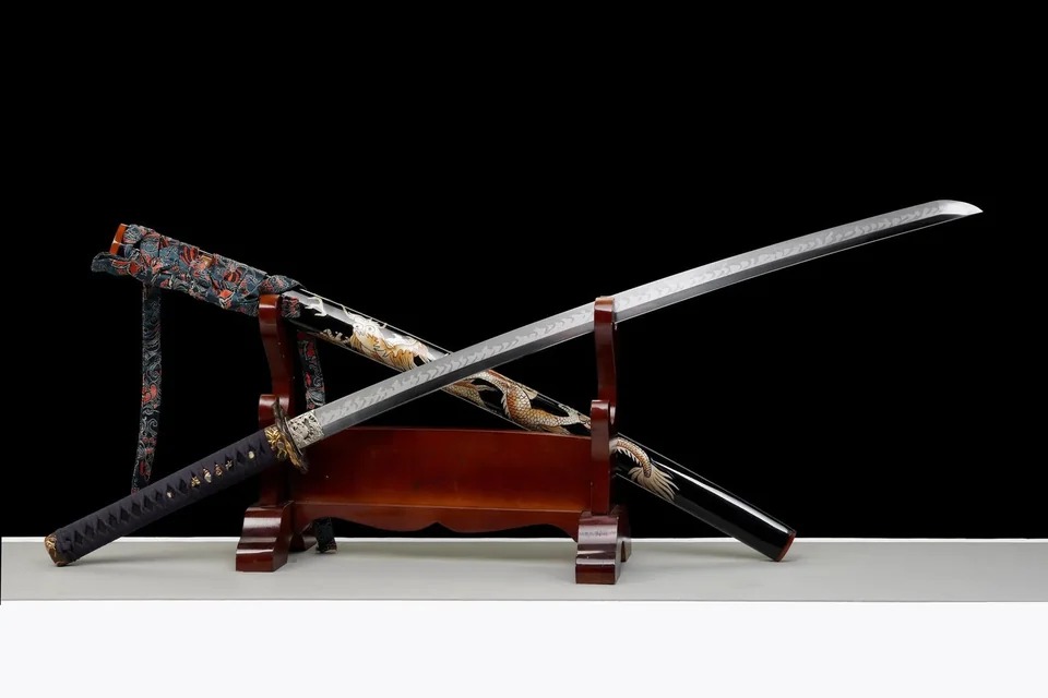 Katana Ryūumi no Yaiba, sabre aux symboles du dragon, vue 4