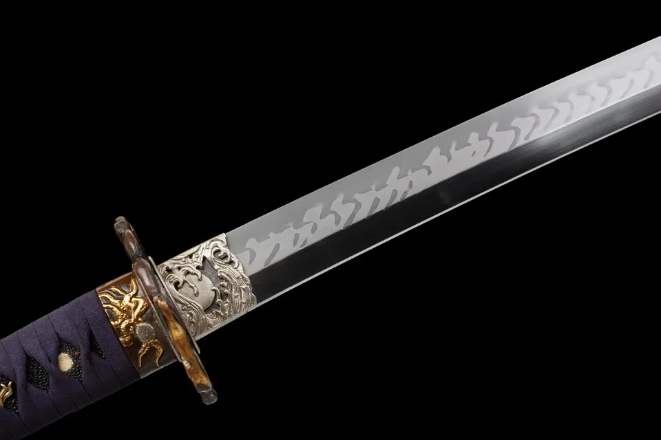 Katana Ryūumi no Yaiba, sabre aux symboles du dragon, vue 8
