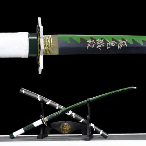 Katana Sanemi Shinazugawa inspiré de Demon Slayer, acier carbone 1060