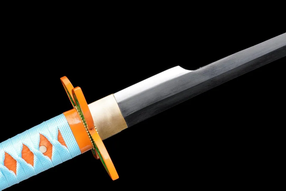 Katana Shinobu Kocho en acier 1065, inspiré de Demon Slayer, vue 7