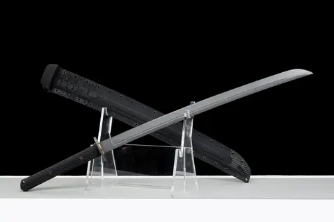 Katana tactique Frappe du Néant, lame 9SiCr de 70 cm, 2,0 kg