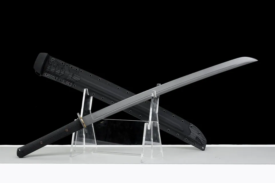 Katana tactique Frappe du Néant, lame 9SiCr de 70 cm, 2,0 kg
