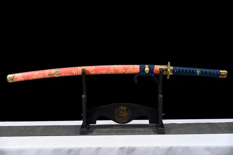 Katana Sabre de la défiance inspiré de Zelda, acier T10 à hamon