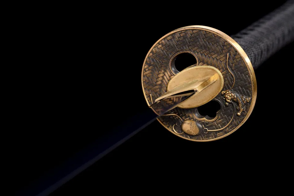 Katana Kinmon, sabre japonais proposé affûté ou non affûté, vue 7