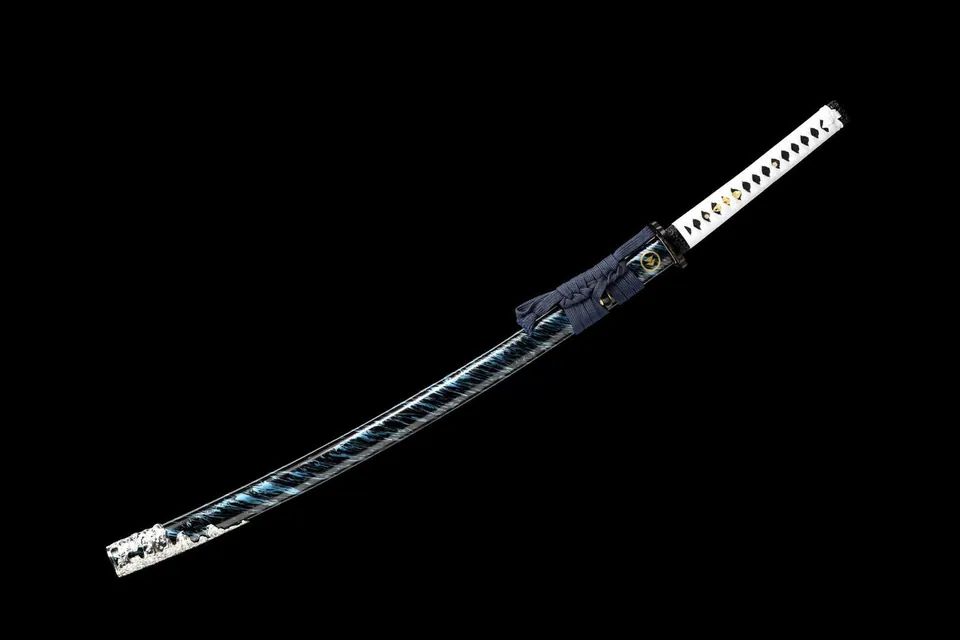 Katana et tantō inspirés de Ghost of Tsushima, acier T10, en kit, vue 3