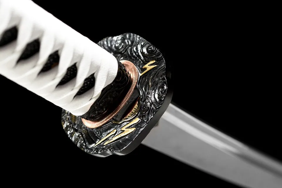 Katana et tantō inspirés de Ghost of Tsushima, acier T10, en kit, vue 4