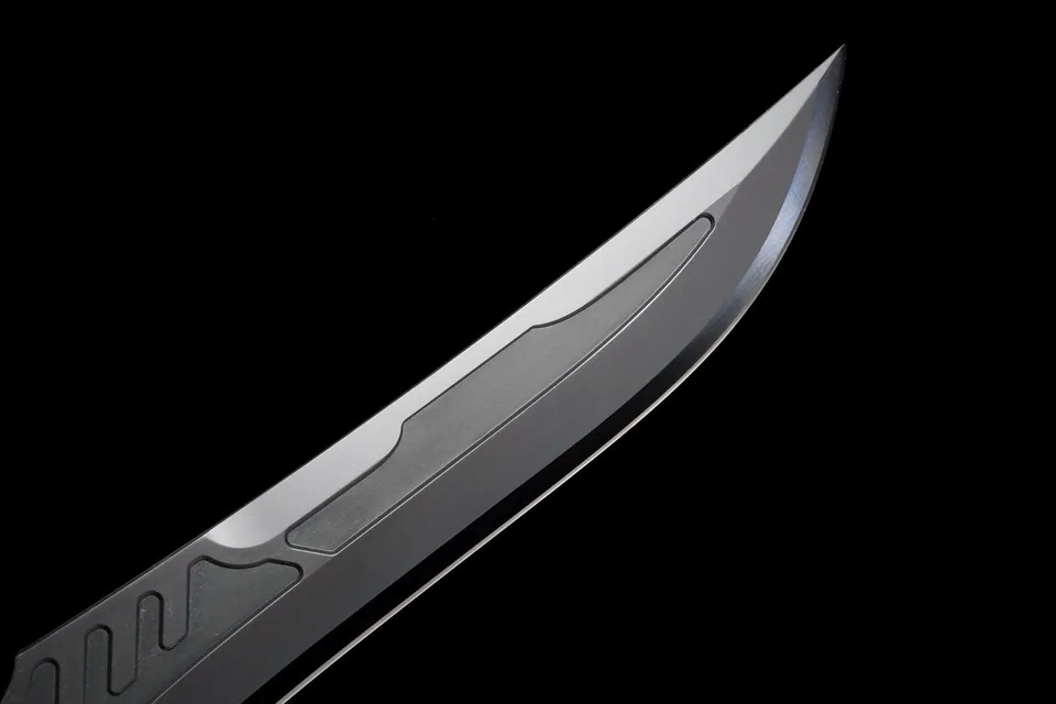 Kukri tactique Apex Predator, lame DC53 à revêtement DLC, vue 6