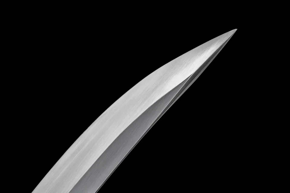 Naginata Kurohana en acier au manganèse, hampe noire de 182 cm, vue 5