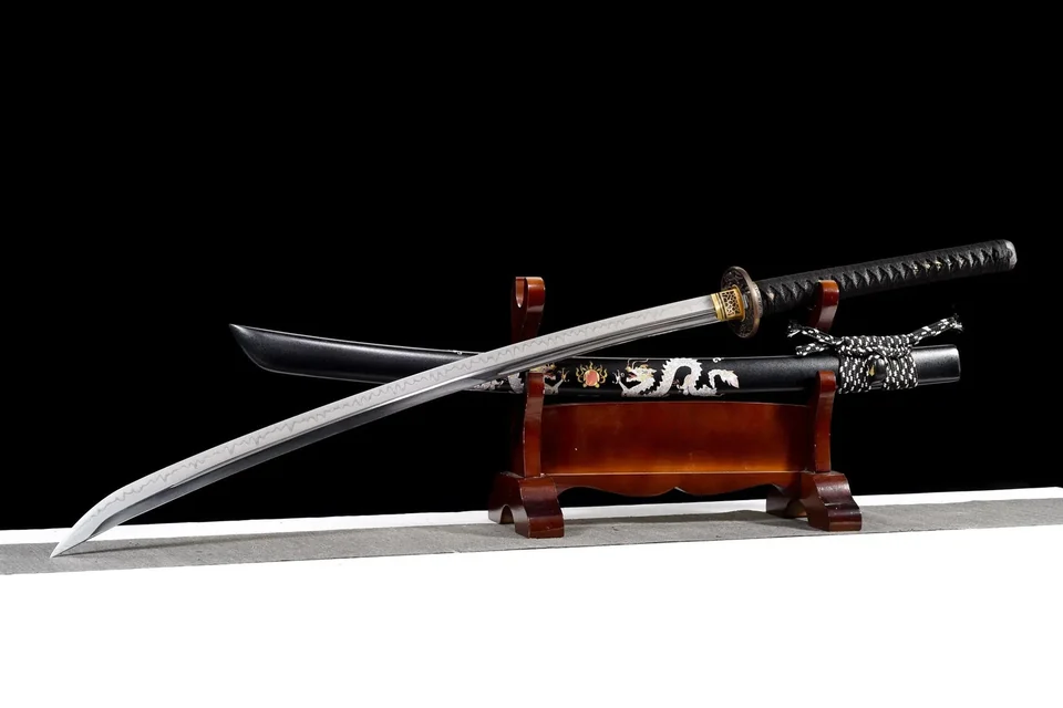 Ōdachi Dragon en acier T10, menuki dragon, tsuka de 41 cm, 118 cm, vue 4