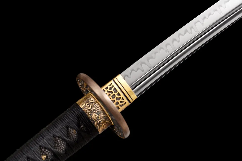 Ōdachi Dragon en acier T10, menuki dragon, tsuka de 41 cm, 118 cm, vue 7
