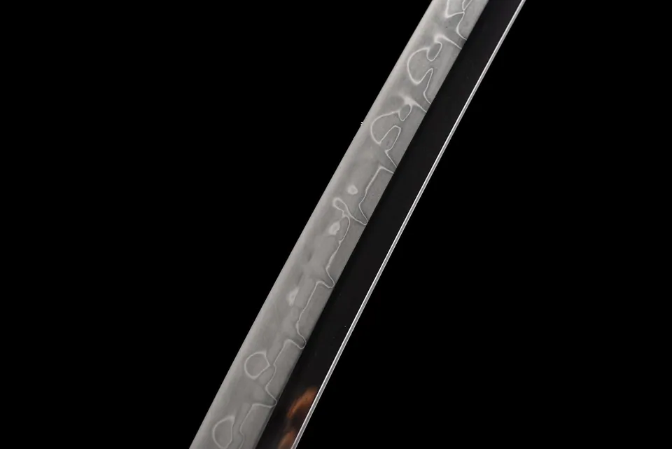 Wakizashi Seiryū en acier T10, saya nuit étoilée et garnitures dragon, vue 4