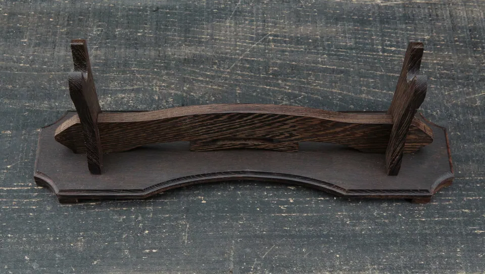 Support Otera en bois de rosewood sculpté, 40 cm de long, vue 2